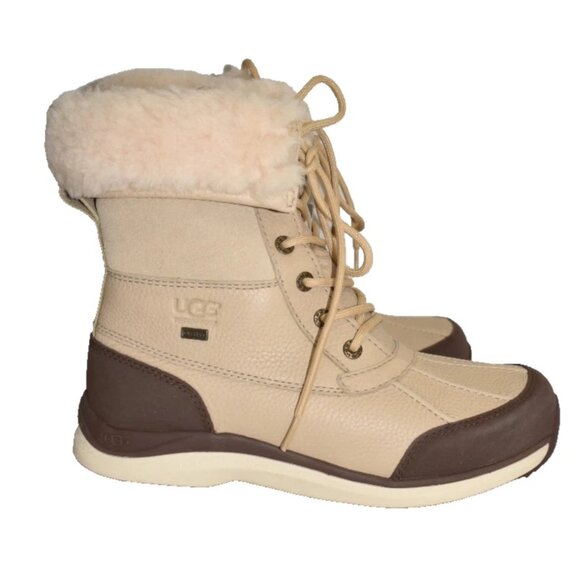 MWT $280 UGG Women's Adirondack III Boot WATERPROOF LEATHER TAN 9 US (DC10) - Picture 1 of 6